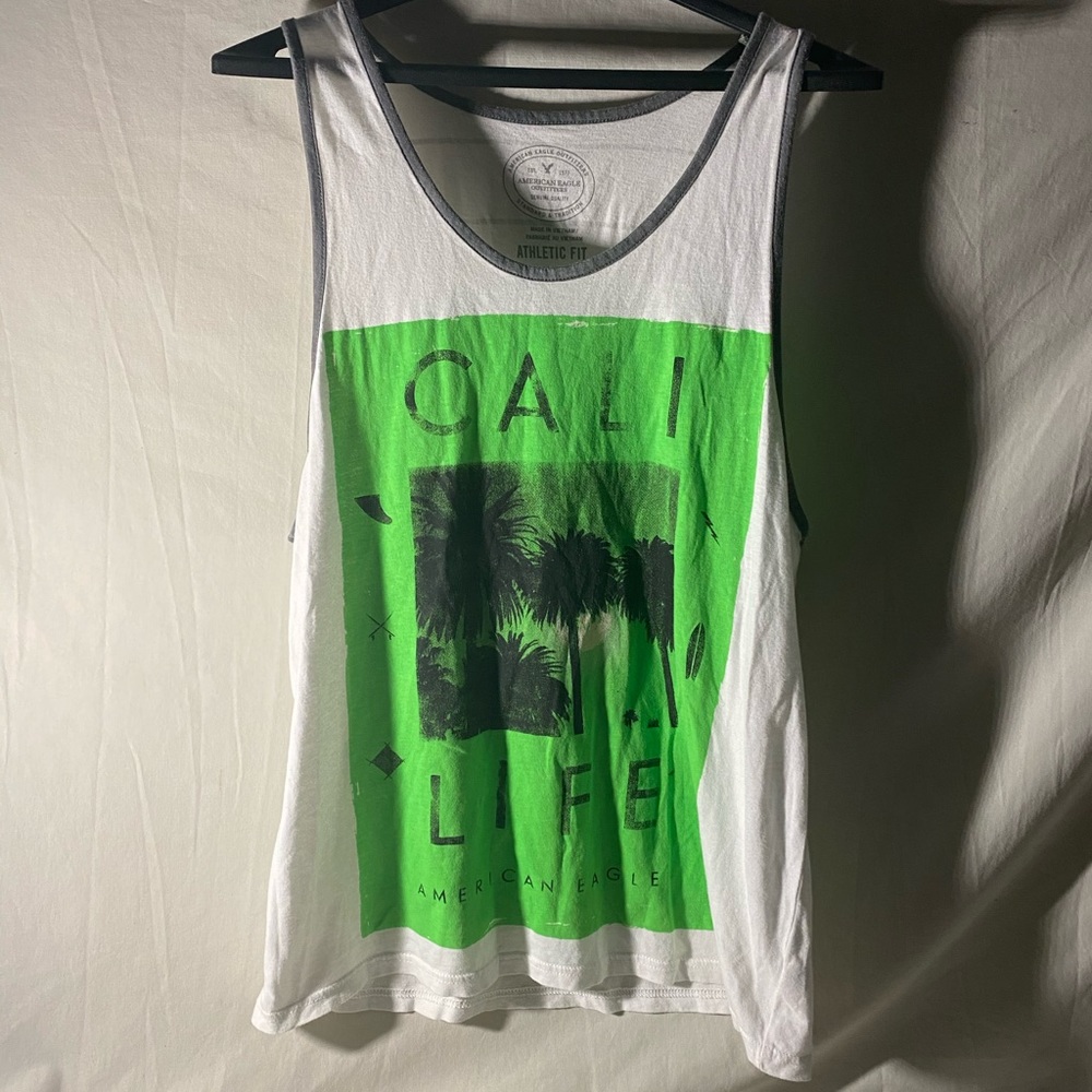 American Eagle Cali Design Casual Tank Top